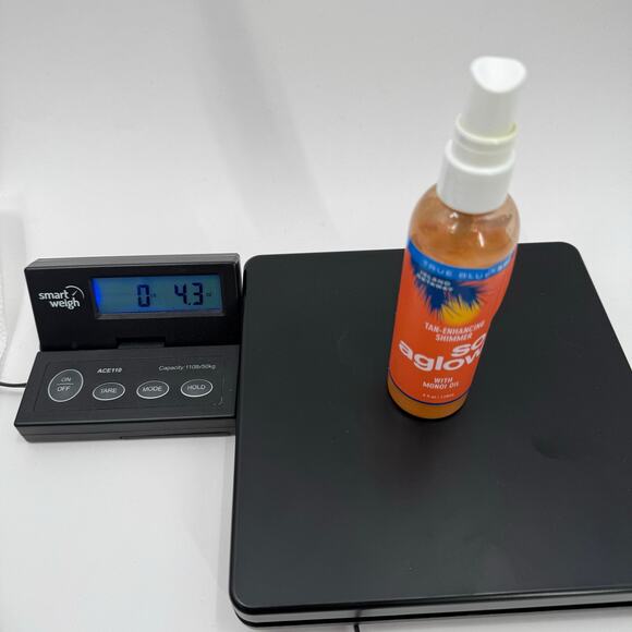 True Blue Spa So Aglow 4oz Tan-Enhancing Shimmer Monoi Used Rare Bath Body Works - Picture 2 of 13